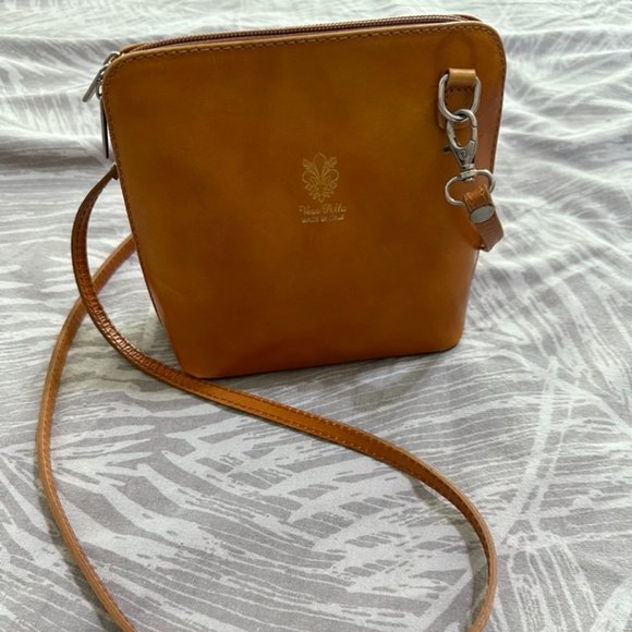Vera Pelle Genuine Italian Leather Designer Purse - Picture 1 of 4